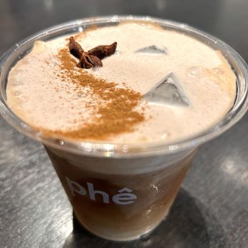 Phe - Phe Pho: Vietnamese coffee with Pho spices, perfect blend of savory and sweet. - Coffee & Tea Near Me - Seattle, Washington Phe - Phe Pho: Vietnamese coffee with Pho spices, perfect blend of savory and sweet. - Coffee & Tea Near Me - Seattle, Washington