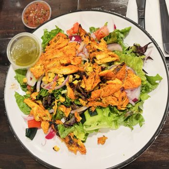 Fresh Off the Boat Fish Grill - FOB Chicken Salad - Mediterranean Near Me - Tustin, California Fresh Off the Boat Fish Grill - FOB Chicken Salad - Mediterranean Near Me - Tustin, California