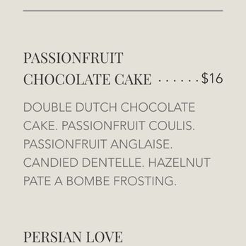 Rouge - Dessert menu 10/29/22 - New American Near Me - Studio City, California Rouge - Dessert menu 10/29/22 - New American Near Me - Studio City, California