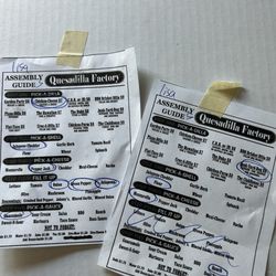 Quesadilla Factory - 2/5 of our orders. I like this system.