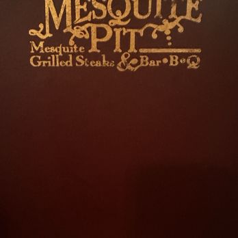 Mesquite Pit - Menu cover - Barbeque Near Me - Mineral Wells, Texas Mesquite Pit - Menu cover - Barbeque Near Me - Mineral Wells, Texas