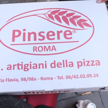Pinsere - To go box. - Pizza Near Me - Rome, RM Pinsere - To go box. - Pizza Near Me - Rome, RM