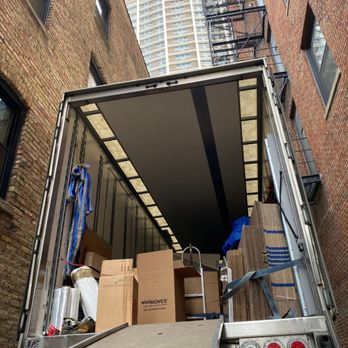 Mini Moves - Rear view, real service--MiniMoves delivering in the heart of Chicago. #CityMove #MiniMoves - Movers Near Me - Hillside, Illinois