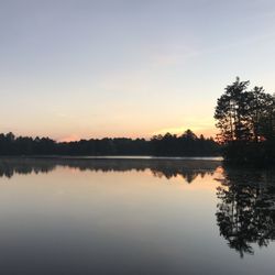 Oaken Bucket Resort - View of the sunset from the Fishermen's Cabin