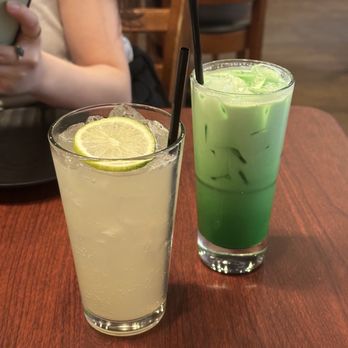 Taurus Ox - Lemongrass limeade soda and pandan cream soda - Laotian Near Me - Seattle, Washington