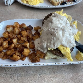Taylor’s Breakfast & Lunch - Panhandle Scramble with seasoned potatoes - Breakfast & Brunch Near Me - Pensacola, Florida