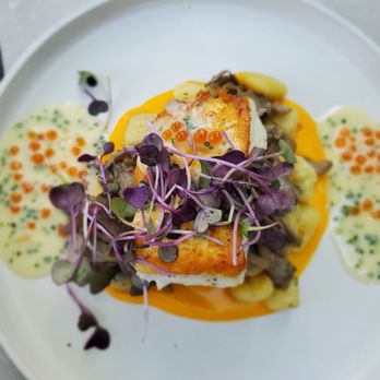 Lovina - Seared Wild Halibut - New American Near Me - Calistoga, California Lovina - Seared Wild Halibut - New American Near Me - Calistoga, California