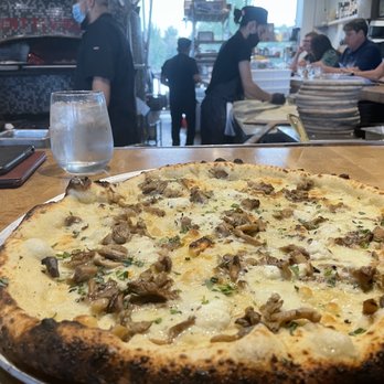 Cattivella - Open kitchen - 16" Mushroom Pizza - Italian Near Me - Denver, Colorado Cattivella - Open kitchen - 16" Mushroom Pizza - Italian Near Me - Denver, Colorado