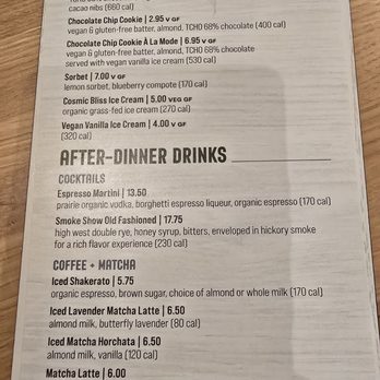 True Food Kitchen - Dessert menu - New American Near Me - Boca Raton, Florida True Food Kitchen - Dessert menu - New American Near Me - Boca Raton, Florida