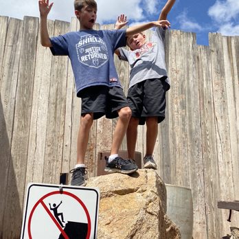 Goldfield Ghost Town - A No Falling sign?!?? - Landmarks & Historical Buildings Near Me - Apache Junction, Arizona