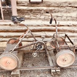 Ouray County Museum - What? A railroad bicycle!?!? Say no more!