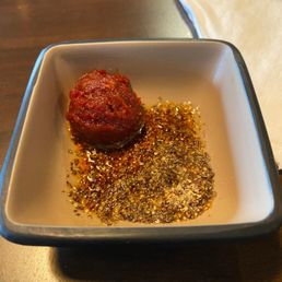 Gochujang and soup seasoning. Gochujang and soup seasoning.