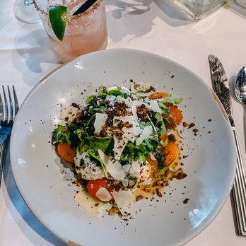 The Chalkboard Kitchen + Bar - Burrata Caprese Salad - New American Near Me - Tulsa, Oklahoma The Chalkboard Kitchen + Bar - Burrata Caprese Salad - New American Near Me - Tulsa, Oklahoma