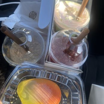 Marib Coffee - Biscoff frap, dragon fruit refresher, mango fruit cake and a strawberry matcha! - Middle Eastern Near Me - Westerville, Ohio Marib Coffee - Biscoff frap, dragon fruit refresher, mango fruit cake and a strawberry matcha! - Middle Eastern Near Me - Westerville, Ohio