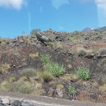 Etna People - Heading up to Mt Etna looking at the old lava flows - Tours Near Me - Taormina, Maine