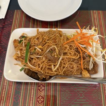 Thai Village - Pad Thai with beef - Thai Near Me - Aiea, Hawaii Thai Village - Pad Thai with beef - Thai Near Me - Aiea, Hawaii