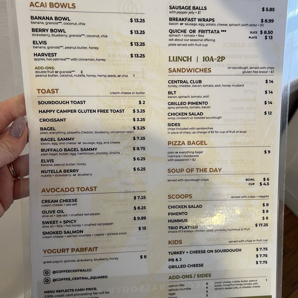 Coffee Central Squared - Hernando - Menu - Coffee & Tea Near Me - Hernando, Mississippi Coffee Central Squared - Hernando - Menu - Coffee & Tea Near Me - Hernando, Mississippi