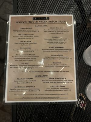 Menu photo 2 The Hare and The Hound Putnam, CT Menu photo 2 The Hare and The Hound Putnam, CT