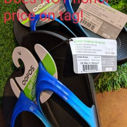 Kona Surf N Sandals - Doesn't honor price on tag.