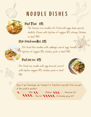 Menu photo 4 Aloy Mak Thai Restaurant Liberty, KY