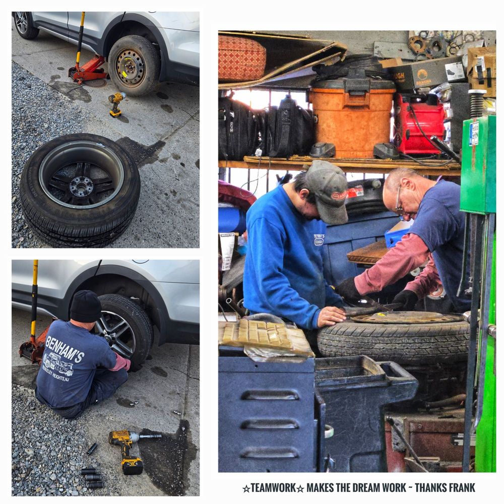 Benham's Garage - Benham's (Frank) in Berkeley Heights providing excellent tire repair, and customer service. - Auto Repair Near Me - Berkeley Heights, New Jersey Benham's Garage - Benham's (Frank) in Berkeley Heights providing excellent tire repair, and customer service. - Auto Repair Near Me - Berkeley Heights, New Jersey