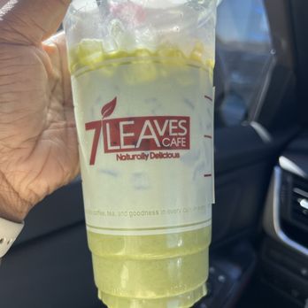 7 Leaves Cafe - Japanese Matcha Latte Iced - Coffee & Tea Near Me - Las Vegas, Nevada