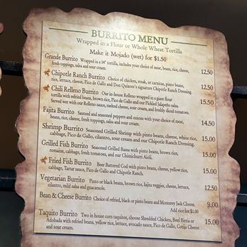Don Quixote's Mexican Grill - Menu-April 2026 - Mexican Near Me - Sacramento, California Don Quixote's Mexican Grill - Menu-April 2026 - Mexican Near Me - Sacramento, California