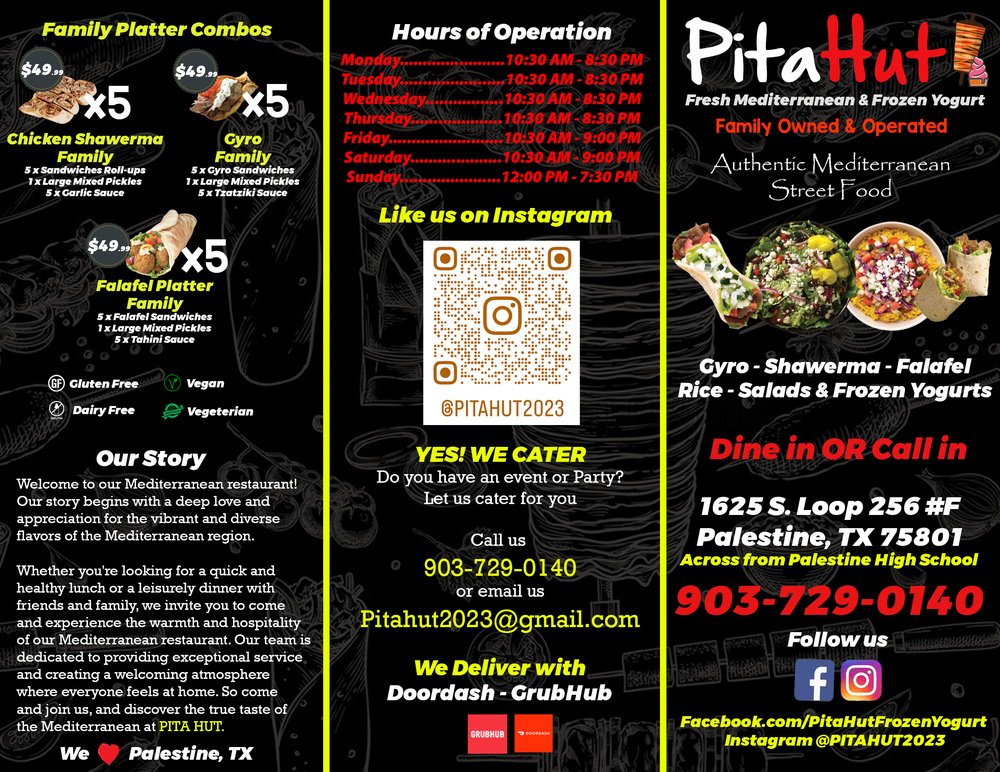 Pita Hut - Palestine Logo