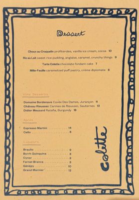 Menu photo 8 Colette OTR * Mostly French Restaurant by Chef Danny Combs Cincinnati, OH Menu photo 8 Colette OTR * Mostly French Restaurant by Chef Danny Combs Cincinnati, OH