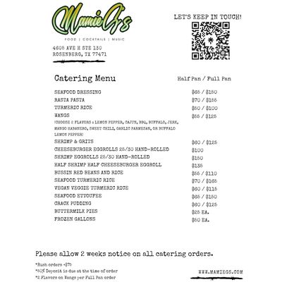Menu photo 1 Mamie G's Rosenberg, TX