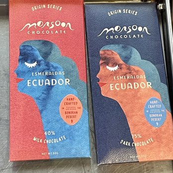 Monsoon Chocolate Factory + Gift Shop - Got to sample these chocolate bars - Chocolatiers & Shops Near Me - Tucson, Arizona Monsoon Chocolate Factory + Gift Shop - Got to sample these chocolate bars - Chocolatiers & Shops Near Me - Tucson, Arizona