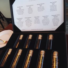 Tea leaf samples. Tea leaf samples.