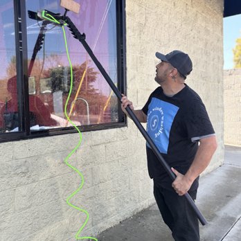 Squeaks Window Washing - water-fed spotless washing - Window Washing Near Me