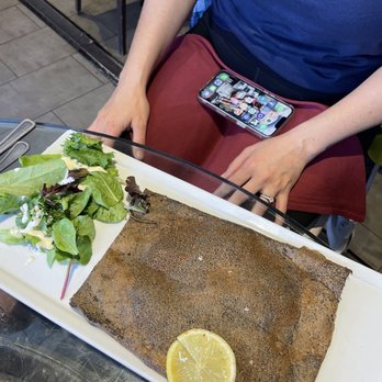 Creme De La Crepe - Smoked salmon crepe - French Near Me - Hermosa Beach, California
