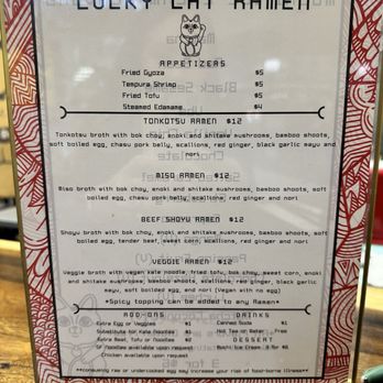 Lucky Cat Ramen - Ramen Near Me - Portland, Oregon