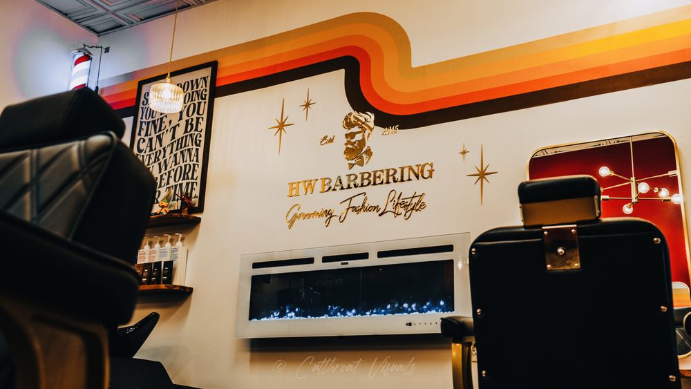 HW Barbering Logo