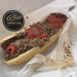G boys cheesesteak G boys cheesesteak