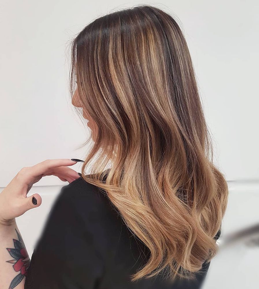 Fabulous Caramel Toned Balayage Lora Rowsell Yelp