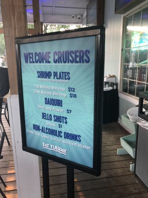 Menu photo 2 Fat Tuesday at Boomtown Casino Biloxi, MS