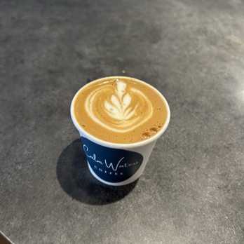 Calm Waters Coffee Roasters - Cortado - milk, creamy and nicely roasted espresso flavor with chocolate. - Coffee & Tea Near Me - Bristol, Pennsylvania