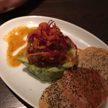 Farmer's Table - Cucumber tartare with tuna. Delicious!! - Desserts Near Me - Boca Raton, Florida