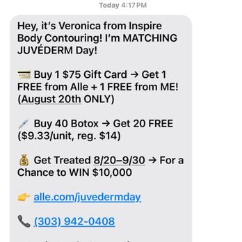 Inspire Body Contouring & CoolSculpting Castle Rock - Spam text - Medical Spas Near Me - Castle Rock, Colorado Inspire Body Contouring & CoolSculpting Castle Rock - Spam text - Medical Spas Near Me - Castle Rock, Colorado