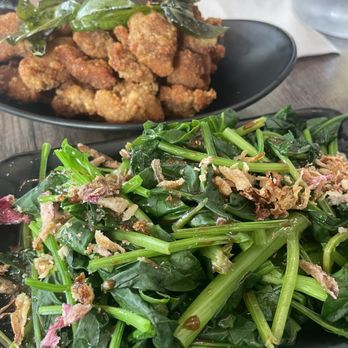 Flaming Ox - Veggie and popcorn chicken - Taiwanese Near Me - San Jose, California Flaming Ox - Veggie and popcorn chicken - Taiwanese Near Me - San Jose, California