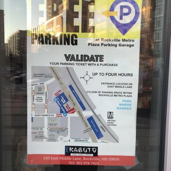 Kabuto - False advertising...if either the parking machines are wrong, or the hostess doesn't validate your ticket correctly. - Sushi Bars Near Me - Rockville, Maryland Kabuto - False advertising...if either the parking machines are wrong, or the hostess doesn't validate your ticket correctly. - Sushi Bars Near Me - Rockville, Maryland