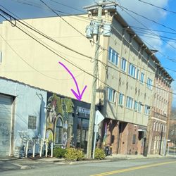 The Calling Bell - Terrible outside photo, but you get the gist of the location.