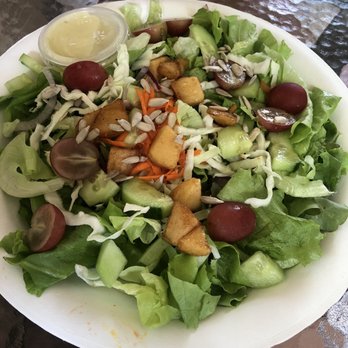The Greenery Cafe - Salad (it was supposed to be a kale salad) minus the kale - Salad Near Me - Lihue, Hawaii