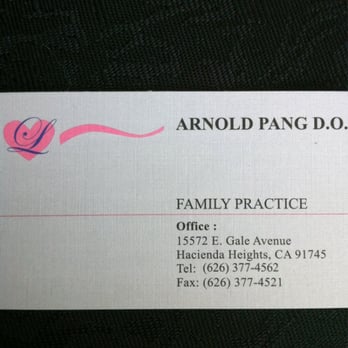 Arnold Pang, DO - Family Practice Near Me - Hacienda Heights, California Arnold Pang, DO - Family Practice Near Me - Hacienda Heights, California