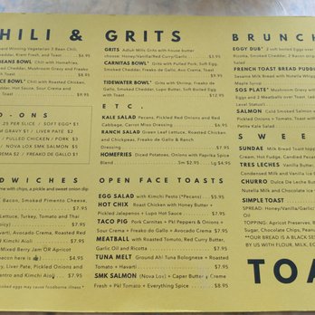 Toast - Toast menu - New American Near Me - Norfolk, Virginia