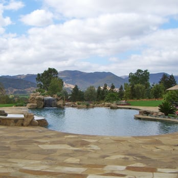 Moran Landscapes - Mike Moran Landscapes delivered this gorgeous landscape design project for Santa Ynez estate as the landscape contractor - Landscaping Near Me