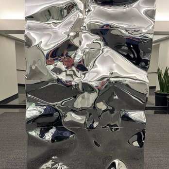 Bruce West Monolith - Check out the cool reflective surfaces - Public Art Near Me - Portland, Oregon